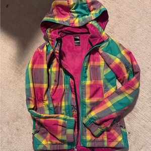 The North Face Multicolor Plaid Ski Jacket